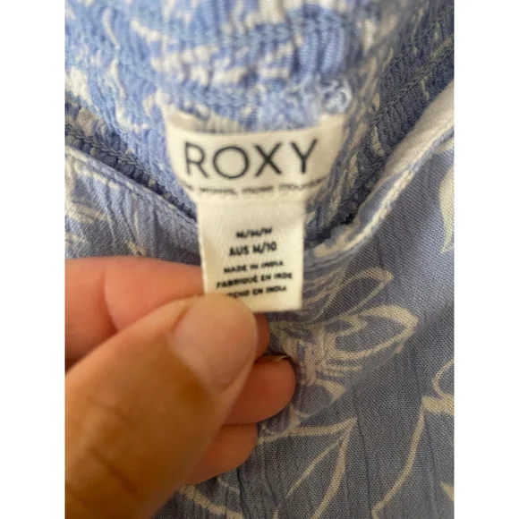 Like New Roxy floral Hawaiian print cotton breezy loose fit pant size medium - Picture 4 of 4